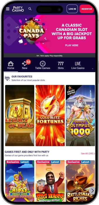 PartyCasino App